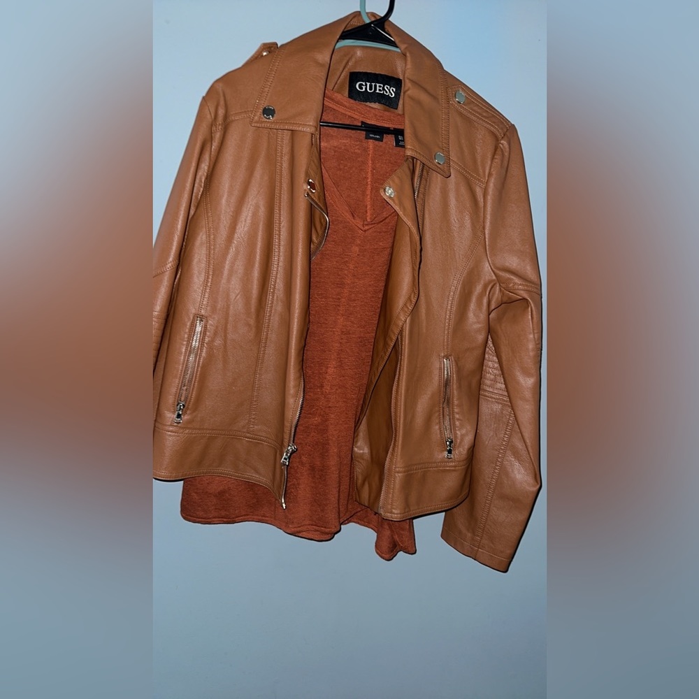Guess leather jacket